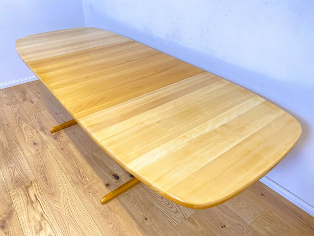 WMK Edler und hochwertiger skandinavischer Designer Esstisch von Skovby Møbelfabrik aus massiver Eiche , 2-fach ausziehbar # Tisch Küchentisch Ausziehtisch Holztisch Dining Table Danish Design Vintage