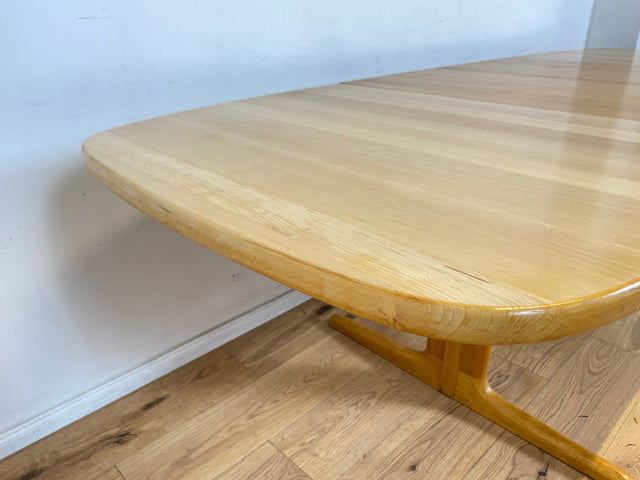 WMK Edler und hochwertiger skandinavischer Designer Esstisch von Skovby Møbelfabrik aus massiver Eiche , 2-fach ausziehbar # Tisch Küchentisch Ausziehtisch Holztisch Dining Table Danish Design Vintage