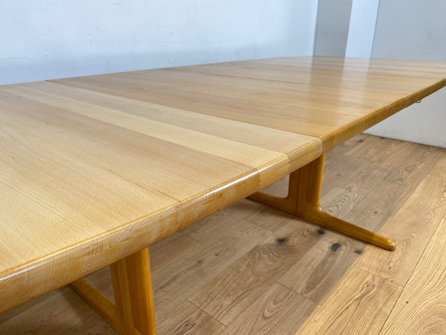 WMK Edler und hochwertiger skandinavischer Designer Esstisch von Skovby Møbelfabrik aus massiver Eiche , 2-fach ausziehbar # Tisch Küchentisch Ausziehtisch Holztisch Dining Table Danish Design Vintage