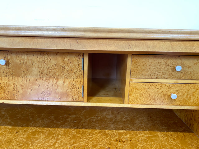 Stilvoller skandinavischer 60er Jahre Sekretär mit Schubladen und stabiler Schreibklappe I Vollholz I Schreibkommode Schreibschrank Schreibtisch Kommode Mid-Century Vintage I