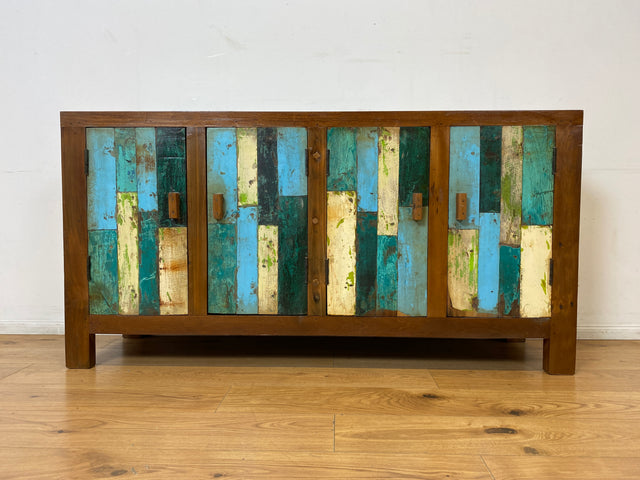 Boatwood by WMK I Nachhaltiges Sideboard handgefertigt aus altem Bootsholz