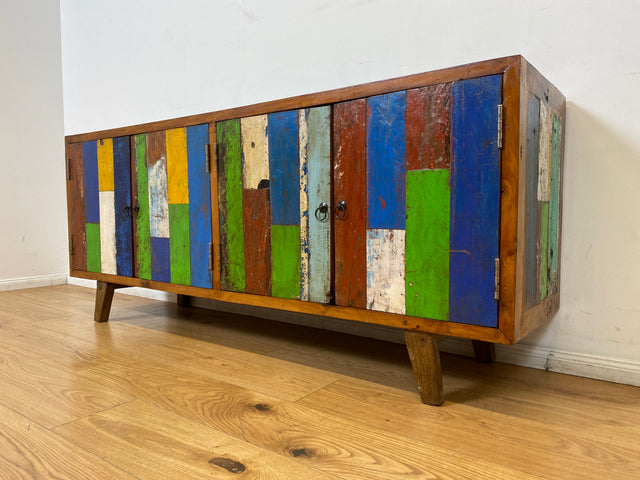 Boatwood by WMK I Nachhaltiges Sideboard handgefertigt aus altem Bootsholz