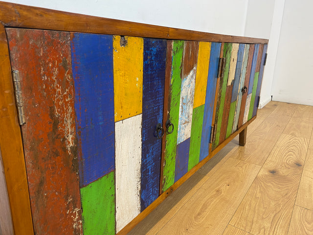 Boatwood by WMK I Nachhaltiges Sideboard handgefertigt aus altem Bootsholz