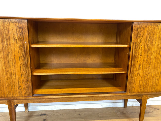 WMK Stilvolles original Danish Design Sideboard von Farso Møbelfabrik in Palisander mit Schiebetüren & Barschrank # Schrank skandinavisches Highboard Bar Barkommode Rosewood Mid-Century Vintage 60er