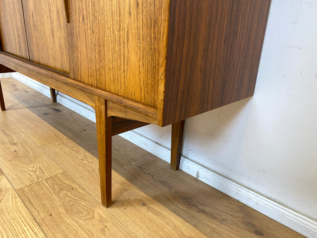 WMK Stylish original Danish Design sideboard by Farso Møbelfabrik in rosewood with sliding doors &amp; bar cabinet # Cabinet Scandinavian highboard bar bar cabinet rosewood mid-century vintage 60s