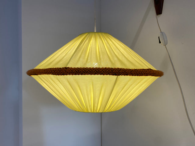 WMK Sehr dekorative und sehr gut erhaltene Mid-Century Teleskop Wandhängelampe aus Ungarn mit schönem farbenfrohem Schirm # Wandlampe Hängelampe Leselampe Wandleuchte Vintage - Versand möglich