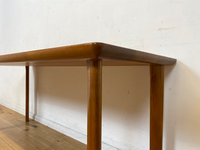 Seltener skandinavischer Mid-Century Designertisch von A/S Niels Bach Møbelfabrik in Teakholz I hoher Couchtisch Salontisch niedriger Esstisch Holztisch Küchentisch Tisch Danish Design Vintage