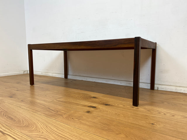 WMK Stilvoller und sehr gut erhaltener großer dänischer Couchtisch aus Palisander mit kunstvoll gestalteten Fliesen # skandinavischer Wohnzimmertisch Fliesentisch Coffee Table Mid-Century Vintage 70er