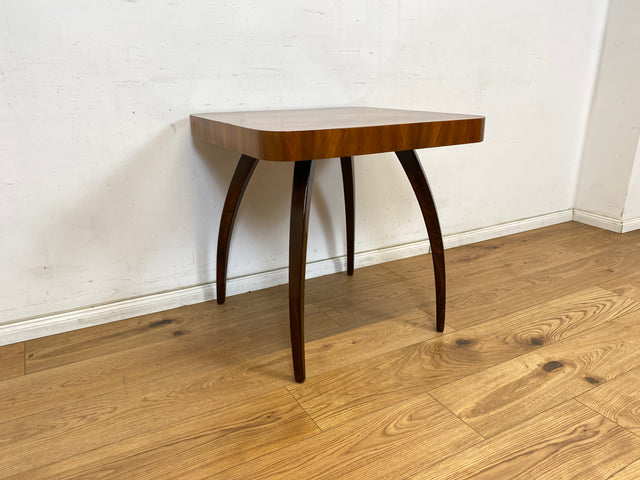 WMK Besonders schöner, seltener und gut erhaltener Mid-Century Couchtisch aus der ehemaligen Tschechoslowakei ČSFR im Art Deco Stil # Wohnzimmertisch Beistelltisch Coffee Table Salontisch Vintage 50er