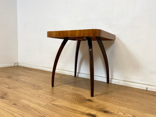 WMK Besonders schöner, seltener und gut erhaltener Mid-Century Couchtisch aus der ehemaligen Tschechoslowakei ČSFR im Art Deco Stil # Wohnzimmertisch Beistelltisch Coffee Table Salontisch Vintage 50er