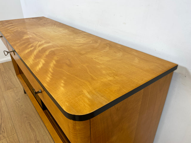 WMK Formschönes, sehr geräumiges und gut erhaltenes Mid-Century Sideboard mit Schubladen & konischen Füßen # Schrank Kommode TV-Bank Fernsehkommode TV-Board Anrichte Retro 50er 60er Vintage Rockabilly