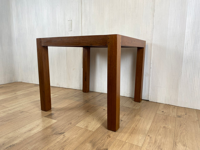 Boatwood by WMK # Schöner & robuster kleiner Esstisch (90x90cm) aus altem Bootsholz, ein handgefertigtes Unikat aus massivem Teakholz # Tisch Esszimmertisch Holztisch Küchentisch Gastro Dining Table