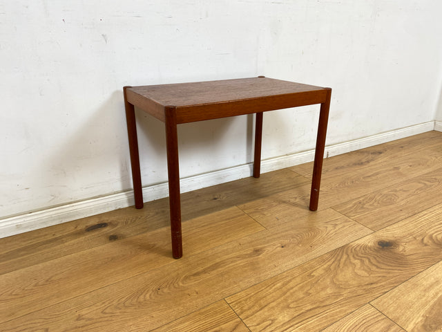 WMK Stylish and sturdy small Scandinavian 70s coffee table in teak # Living room table Coffee Table Side table Danish Design Mid-Century Vintage 60 Teak # Shipping possible