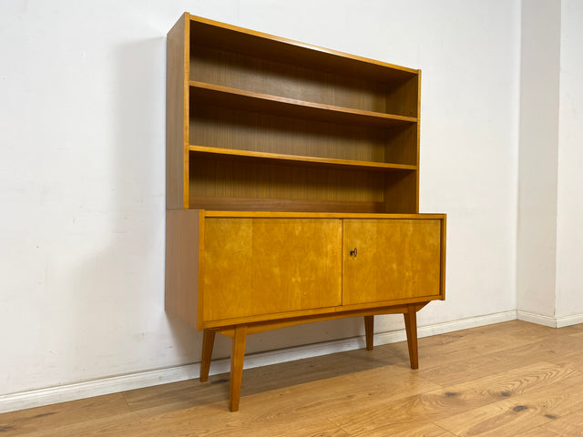 WMK Minimalistisches, raumaufhellendes & gut erhaltenes Highboard in Birke von VEB Möbelfabrik Werdau aus 1965 # Schrank Wäscheschrank Kommode Regal Sideboard Wohnzimmerschrank DDR Vintage Mid-Century