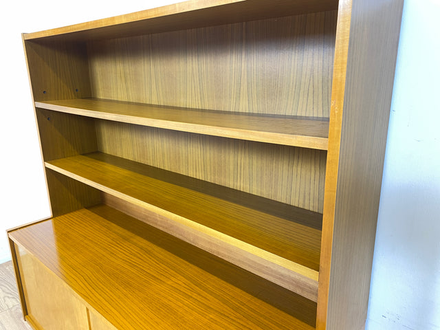 WMK Minimalistisches, raumaufhellendes & gut erhaltenes Highboard in Birke von VEB Möbelfabrik Werdau aus 1965 # Schrank Wäscheschrank Kommode Regal Sideboard Wohnzimmerschrank DDR Vintage Mid-Century