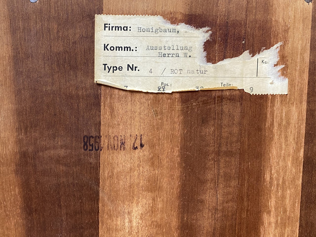 WMK Stilvoller, geräumiger und gut erhaltener Schrank mit Möbelkorpus aus 1958 auf neuen Hairpin Füßen # Highboard Kommode Wäschekommode Wäscheschrank Sideboard Vintage Mid-Century 50er 60er Upcycling