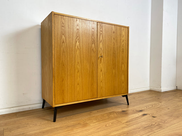 WMK Gut erhaltener Designerschrank mit Korpus 430/70 aus 1970 von Joachim Nebelung für VEB Hellerau auf neuen Metallfüßen # Highboard Kommode Wäschekommode Wäscheschrank Schrank Vintage Mid-Century