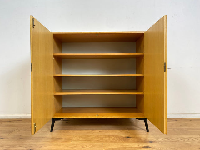 WMK Gut erhaltener Designerschrank mit Korpus 430/70 aus 1970 von Joachim Nebelung für VEB Hellerau auf neuen Metallfüßen # Highboard Kommode Wäschekommode Wäscheschrank Schrank Vintage Mid-Century