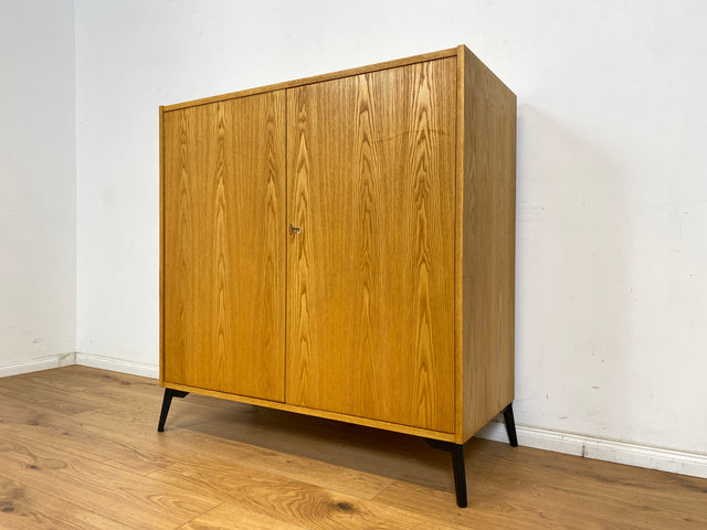 WMK Gut erhaltener Designerschrank mit Korpus 430/70 aus 1970 von Joachim Nebelung für VEB Hellerau auf neuen Metallfüßen # Highboard Kommode Wäschekommode Wäscheschrank Schrank Vintage Mid-Century