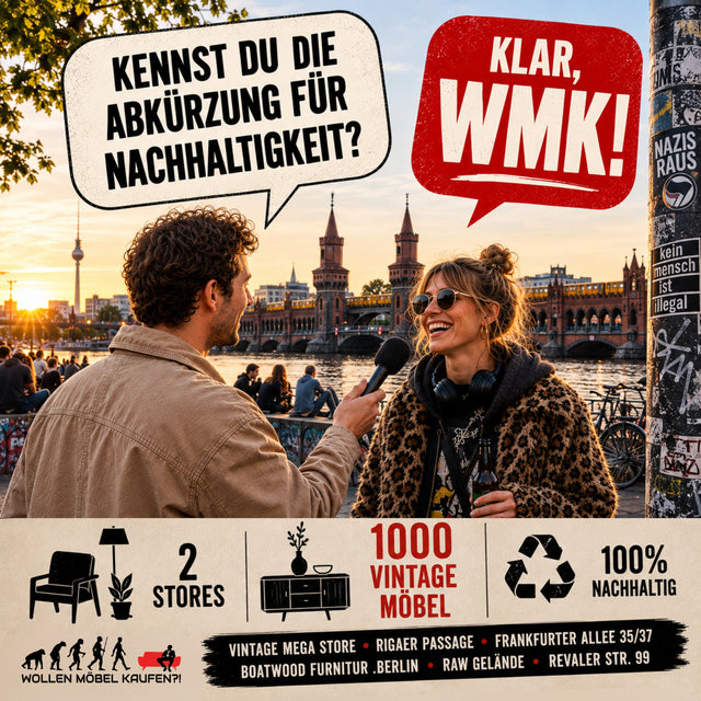 Kennst du die Abkürzung für Nachhaltigkeit? Klar, WMK!