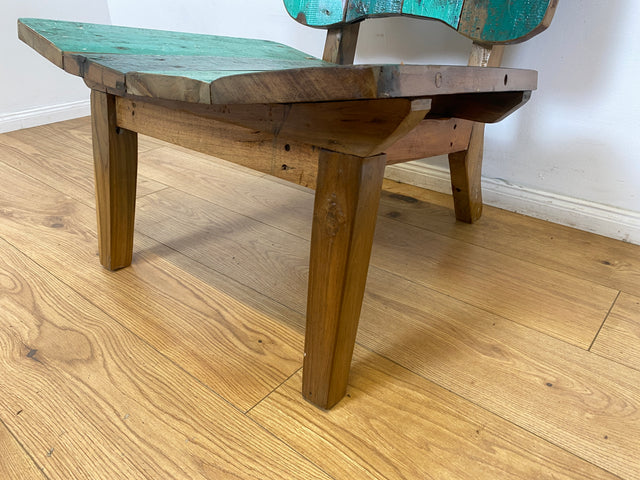 Boatwood by WMK I 1/5 Einzigartiger Lounge Sessel aus altem Bootsholz, ein handgefertigtes Unikat aus massivem Teakholz , auch Outdoor I Stuhl Relax Holz Garten Balkon Boots Möbel Treibholz Meer Teak