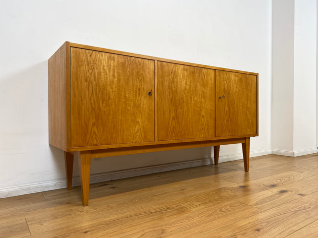 WMK I Stilvolles & gut erhaltenes Mid-Century Designer Sideboard 602/H aus 1961 von Franz Ehrlich für VEB Hellerau in Senesche I Kommode Wäschekommode TV Lowboard Anrichte Vintage Berlin Leipzig Kiel