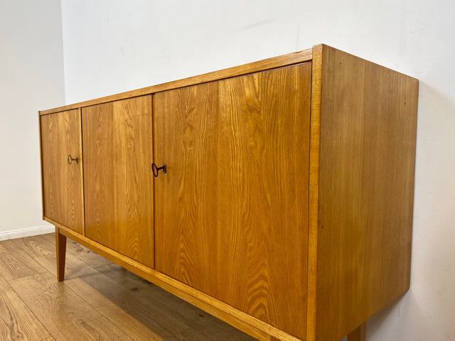 WMK I Versand 85€ I Stilvolles Mid-Century Designer Sideboard 602 von Franz Ehrlich für VEB Hellerau in Senesche I Kommode Schrank Anrichte TV Board Lowboard DDR Vintage 60er I Berlin Leipzig Hamburg