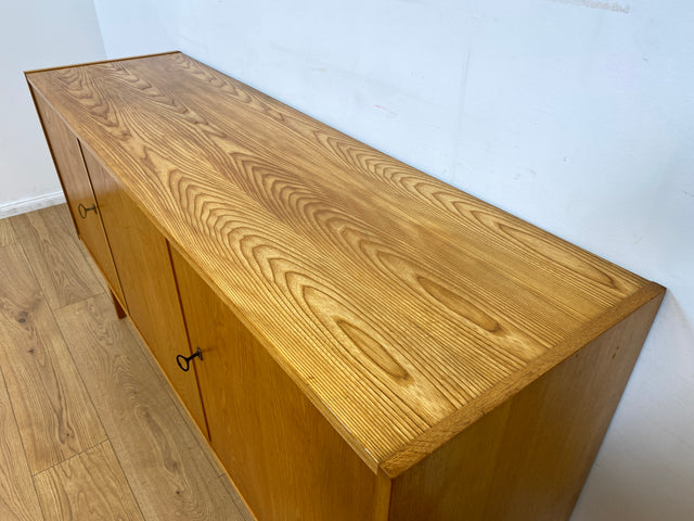 WMK I Versand 85€ I Stilvolles Mid-Century Designer Sideboard 602 von Franz Ehrlich für VEB Hellerau in Senesche I Kommode Schrank Anrichte TV Board Lowboard DDR Vintage 60er I Berlin Leipzig Hamburg