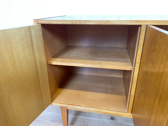 WMK I Versand 85€ I Stilvolles Mid-Century Designer Sideboard 602 von Franz Ehrlich für VEB Hellerau in Senesche I Kommode Schrank Anrichte TV Board Lowboard DDR Vintage 60er I Berlin Leipzig Hamburg