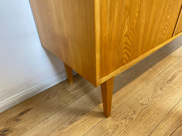 WMK I Versand 85€ I Stilvolles Mid-Century Designer Sideboard 602 von Franz Ehrlich für VEB Hellerau in Senesche I Kommode Schrank Anrichte TV Board Lowboard DDR Vintage 60er I Berlin Leipzig Hamburg