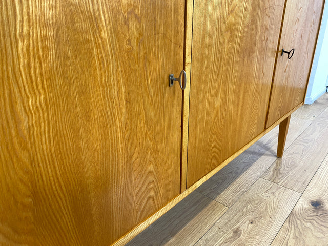 WMK I Versand 85€ I Stilvolles Mid-Century Designer Sideboard 602 von Franz Ehrlich für VEB Hellerau in Senesche I Kommode Schrank Anrichte TV Board Lowboard DDR Vintage 60er I Berlin Leipzig Hamburg