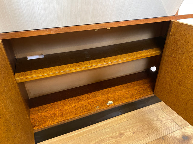 WMK I Einzigartiger und gut erhaltener Mid-Century Schreibschrank mit Regal I Sekretär Schreibkommode Schreibtisch Bücherschrank Bücherregal Flurkommode Vintage Retro 60er 70er Berlin Bonn NRW Bayern