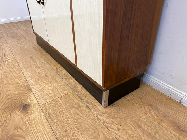 WMK I Einzigartiger und gut erhaltener Mid-Century Schreibschrank mit Regal I Sekretär Schreibkommode Schreibtisch Bücherschrank Bücherregal Flurkommode Vintage Retro 60er 70er Berlin Bonn NRW Bayern