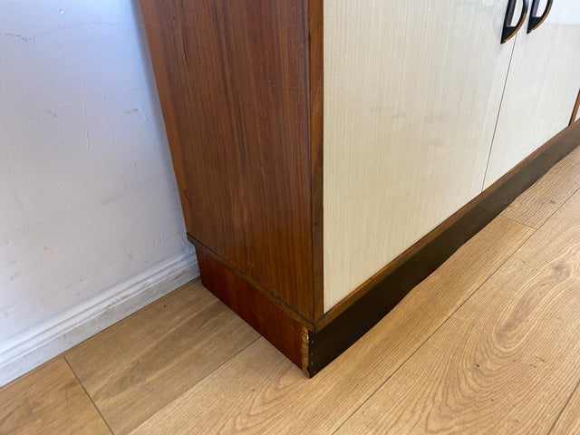 WMK I Einzigartiger und gut erhaltener Mid-Century Schreibschrank mit Regal I Sekretär Schreibkommode Schreibtisch Bücherschrank Bücherregal Flurkommode Vintage Retro 60er 70er Berlin Bonn NRW Bayern