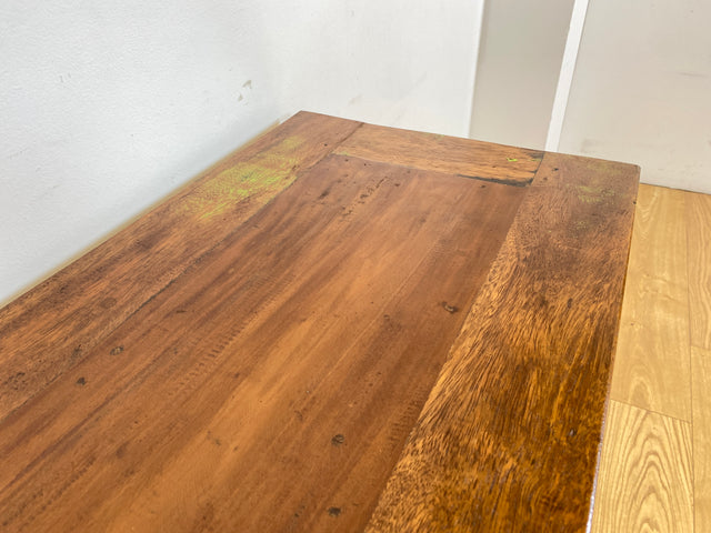 Boatwood by WMK I Meeresblaue & nachhaltige Kommode aus altem Bootsholz, ein handgefertigtes Unikat aus massivem Teakholz I Schrank Sideboard Anrichte Wäschekommode Wickelkommode Schuhschrank Cabinet