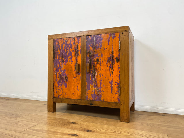 Boatwood by WMK # Freundliche & nachhaltige Kommode aus altem Bootsholz, ein handgefertigtes Unikat aus massivem Teakholz # Schrank Sideboard Anrichte Wäschekommode Wickelkommode Schuhschrank Cabinet