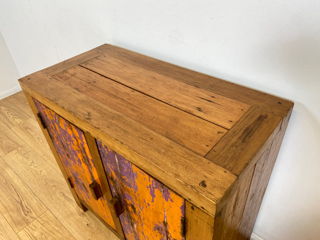 Boatwood by WMK # Freundliche & nachhaltige Kommode aus altem Bootsholz, ein handgefertigtes Unikat aus massivem Teakholz # Schrank Sideboard Anrichte Wäschekommode Wickelkommode Schuhschrank Cabinet