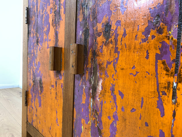 Boatwood by WMK # Freundliche & nachhaltige Kommode aus altem Bootsholz, ein handgefertigtes Unikat aus massivem Teakholz # Schrank Sideboard Anrichte Wäschekommode Wickelkommode Schuhschrank Cabinet