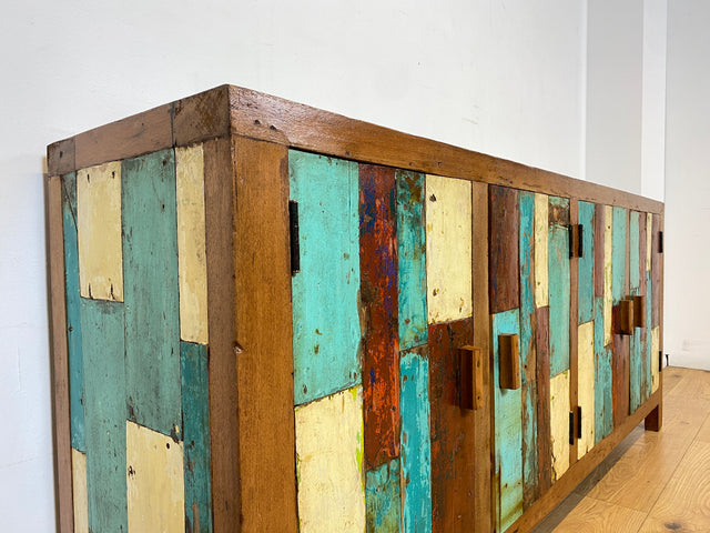 Boatwood by WMK I Nachhaltiges Sideboard handgefertigt aus altem Bootsholz