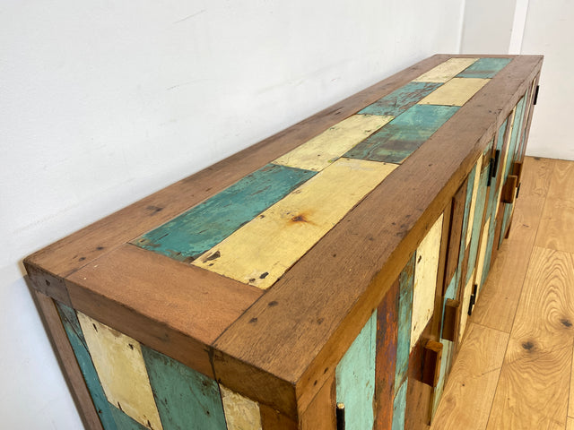 Boatwood by WMK I Nachhaltiges Sideboard handgefertigt aus altem Bootsholz
