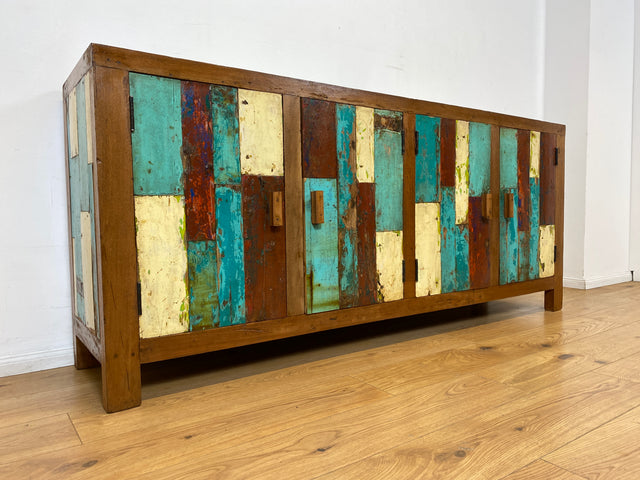 Boatwood by WMK I Nachhaltiges Sideboard handgefertigt aus altem Bootsholz