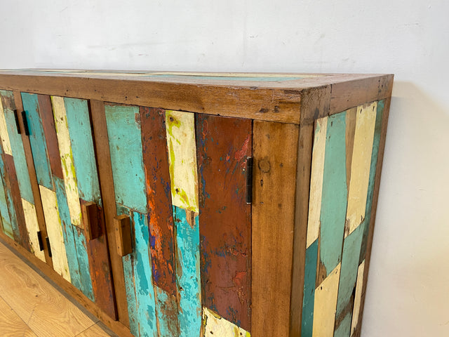 Boatwood by WMK I Nachhaltiges Sideboard handgefertigt aus altem Bootsholz