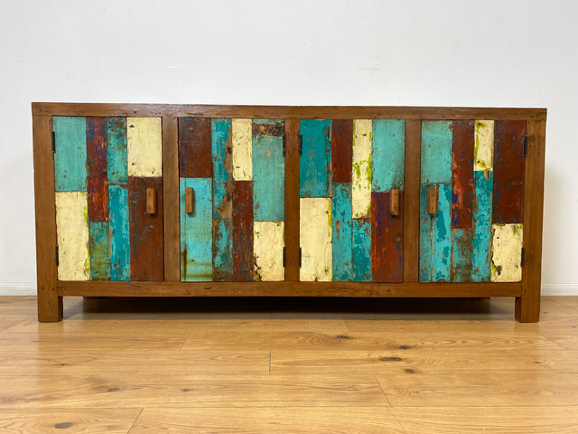 Boatwood by WMK I Nachhaltiges Sideboard handgefertigt aus altem Bootsholz