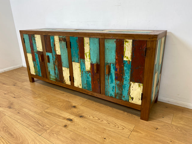 Boatwood by WMK I Nachhaltiges Sideboard handgefertigt aus altem Bootsholz