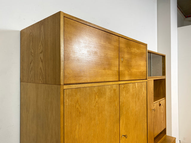 WMK I Kultiges modulares Designer Regalsystem 430 von Joachim Nebelung für VEB Hellerau I Regal Bücherregal Bücherschrank Regalwand Stringregal Sideboard Vitrine Mid-Century Vintage DDR 60er 70er