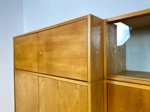 WMK I Kultiges modulares Designer Regalsystem 430 von Joachim Nebelung für VEB Hellerau I Regal Bücherregal Bücherschrank Regalwand Stringregal Sideboard Vitrine Mid-Century Vintage DDR 60er 70er