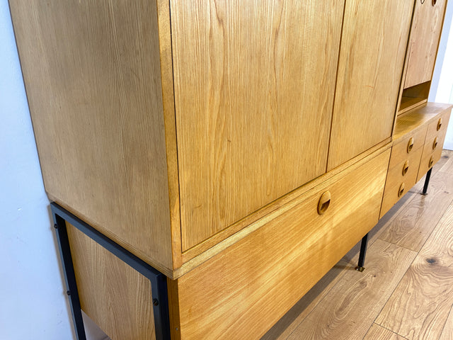 WMK I Kultiges modulares Designer Regalsystem 430 von Joachim Nebelung für VEB Hellerau I Regal Bücherregal Bücherschrank Regalwand Stringregal Sideboard Vitrine Mid-Century Vintage DDR 60er 70er