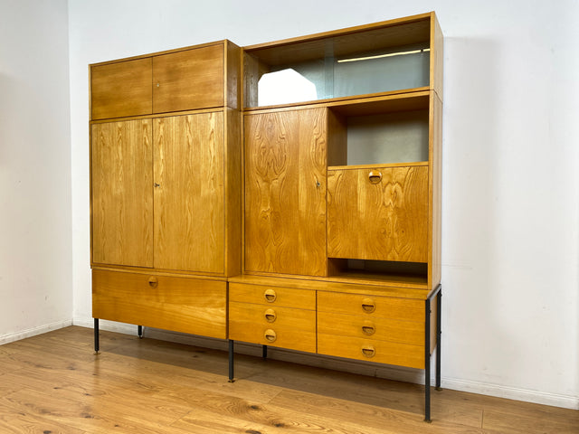 WMK I Kultiges modulares Designer Regalsystem 430 von Joachim Nebelung für VEB Hellerau I Regal Bücherregal Bücherschrank Regalwand Stringregal Sideboard Vitrine Mid-Century Vintage DDR 60er 70er