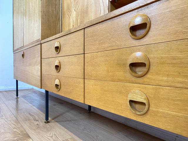 WMK I Kultiges modulares Designer Regalsystem 430 von Joachim Nebelung für VEB Hellerau I Regal Bücherregal Bücherschrank Regalwand Stringregal Sideboard Vitrine Mid-Century Vintage DDR 60er 70er