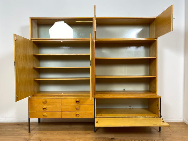 WMK I Kultiges modulares Designer Regalsystem 430 von Joachim Nebelung für VEB Hellerau I Regal Bücherregal Bücherschrank Regalwand Stringregal Sideboard Vitrine Mid-Century Vintage DDR 60er 70er (Copy)
